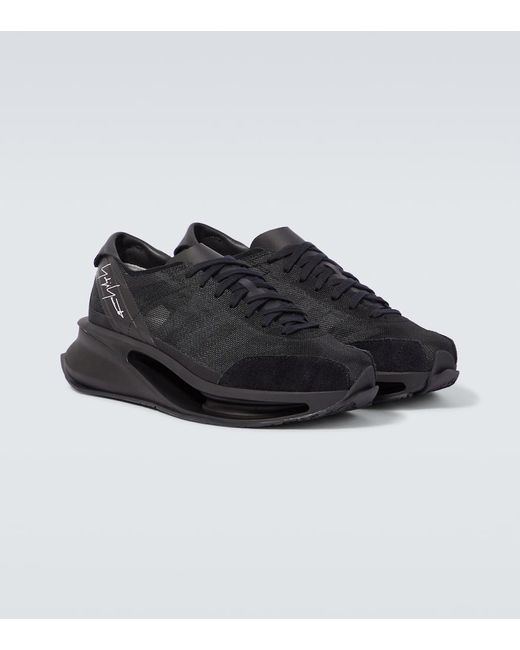 X Adidas - Sneakers S-Gendo Run in mesh di Y-3 in Black da Uomo