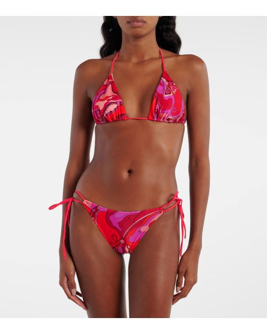 Emilio Pucci Pink Orchidee Bikini Bottoms