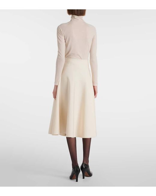 Falda Midi Harley De Punto The Row de color White