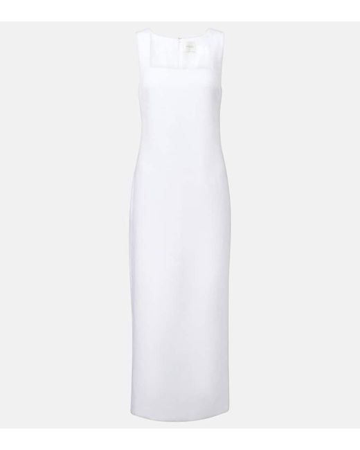 Posse White Alice Midi Dress