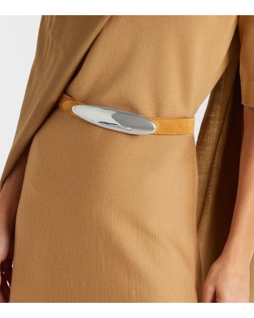 Amanu Metallic Congo Suede Belt