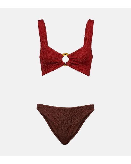 Hunza G Red Julia Bikini
