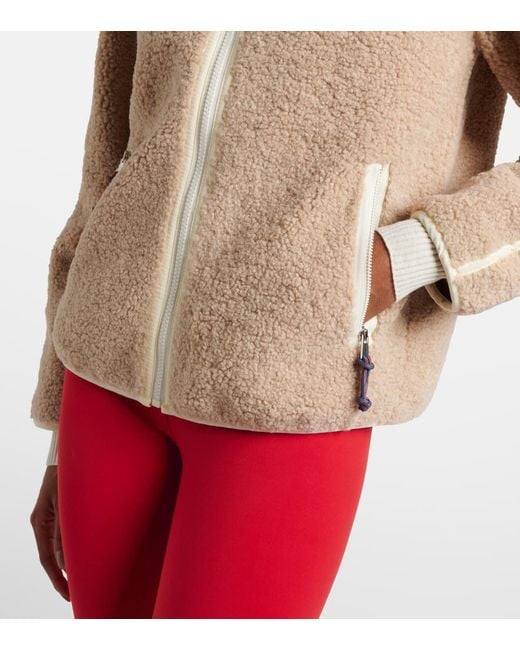 Tory Burch Natural Teddy Jacket