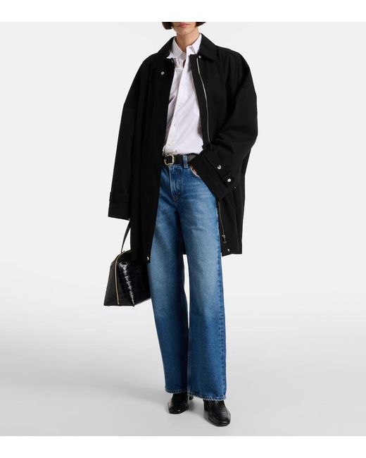 Citizens of Humanity Blue Lindz Low-Rise Wide-Leg Jeans