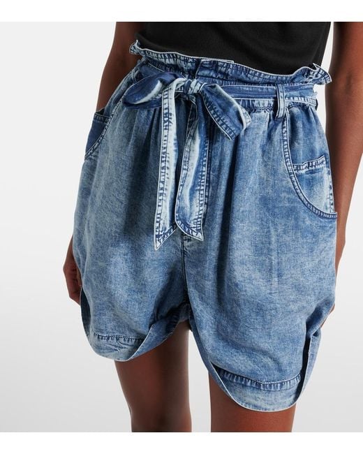 Isabel Marant Blue Shorts 'Pierine'