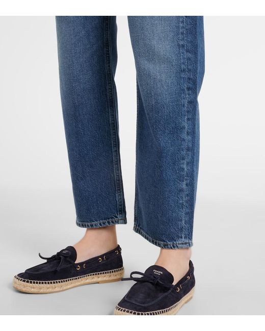 Citizens of Humanity Blue Winslow Mid-Rise Straight Jeans
