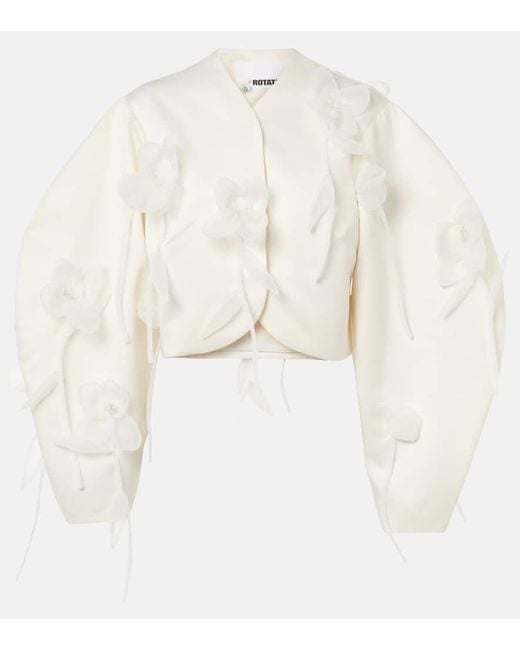 ROTATE BIRGER CHRISTENSEN White Bridal Jacke