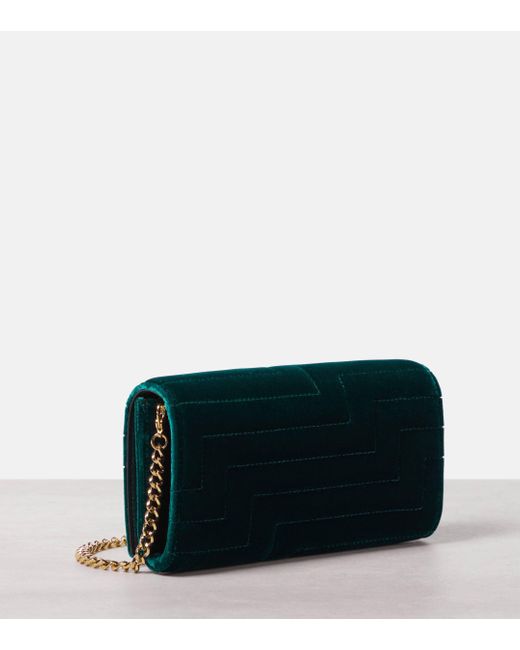 70%オフセールJIMMY CHOO AVENUE QUILTED VELVET CHAIN WALLET Jimmy Choo Avenue Velvet Wallet On Chain in Black | Lyst Canada