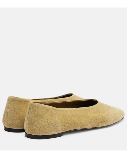 Totême  Natural Suede Ballet Flats