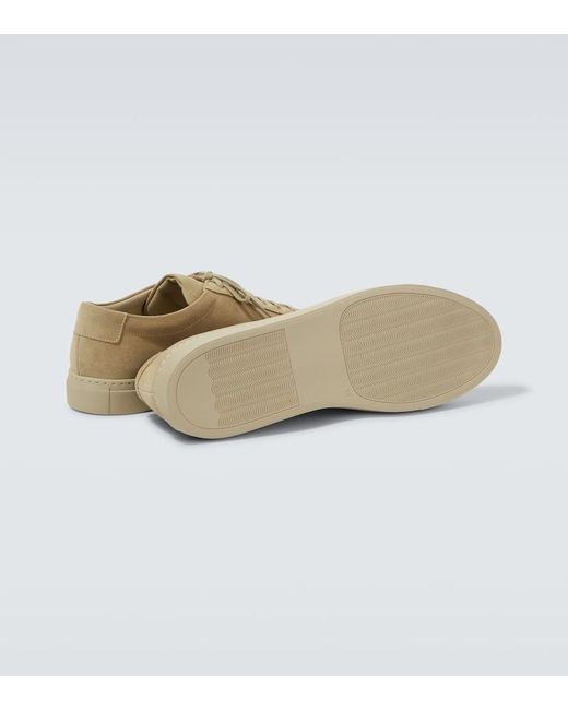 Common Projects Natural Achilles Suede Sneakers for men