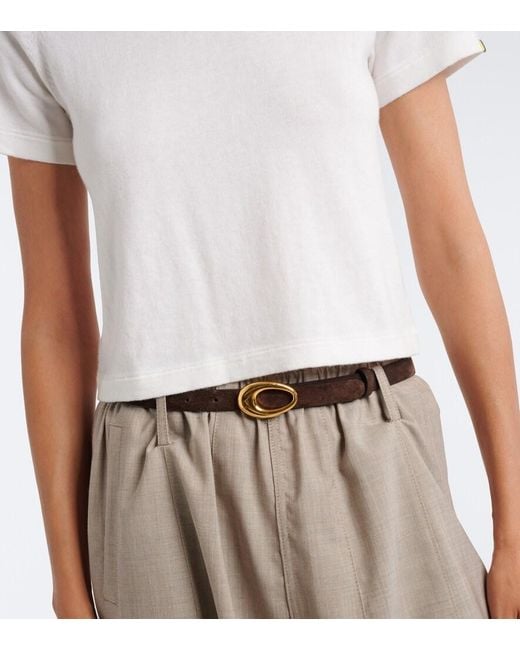 Extreme Cashmere White N°267 Tina Cotton And Cashmere T-Shirt