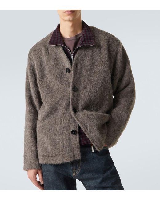 Our Legacy Brown Buttoned Cardigan for men