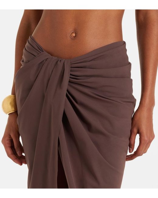 Pareo Pareo Drapeado Jacquemus de color Brown