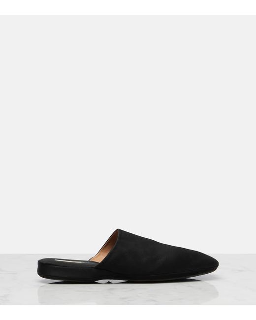 Calvin Klein Black Slippers Hugh Aus Satin