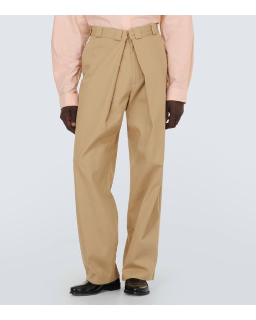 Pantalon chino ample en toile Givenchy pour homme en coloris Natural