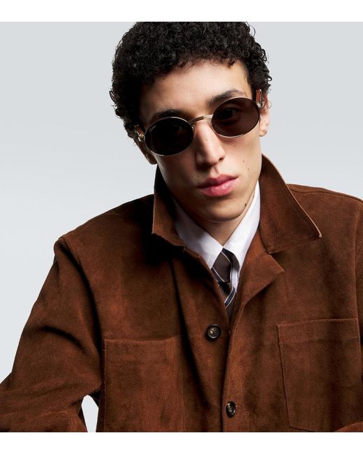 Cartier Brown Round Sunglasses for men