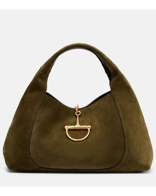 Gucci Green Softbit Maxi Shoulder Bag