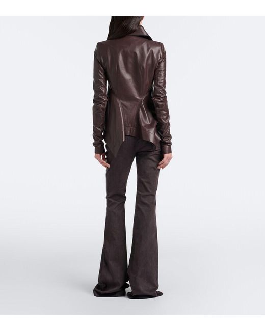 Rick Owens Brown Drkshdw Bollan Bootcut Jeans