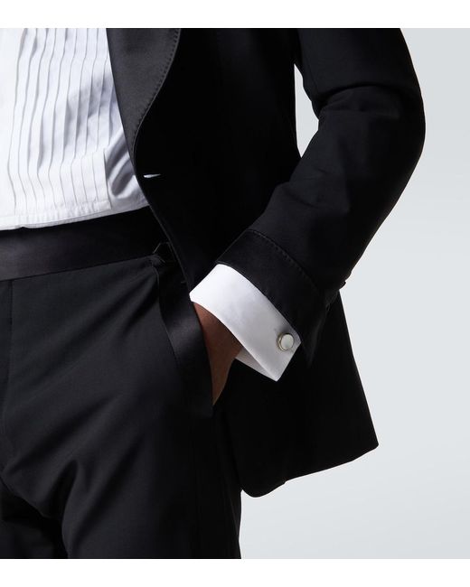 Giorgio Armani White Sterling Cufflinks for men