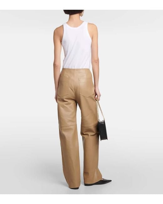 Pantaloni Regular di Totême  in Natural