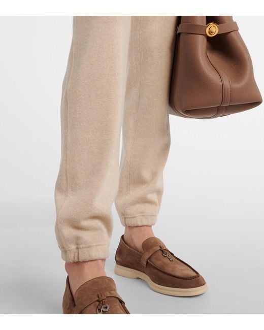 Loro Piana Natural Merano Cashmere Sweatpants