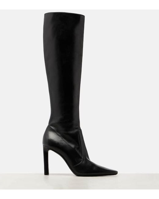 Botas Altas Francoise 95 De Piel Saint Laurent de color Black