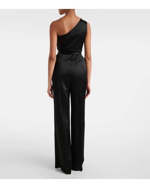 Mono Asimetrico Gioire De Saten Max Mara de color Black