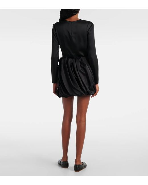 J.W. Anderson Black Minirock Aus Satin