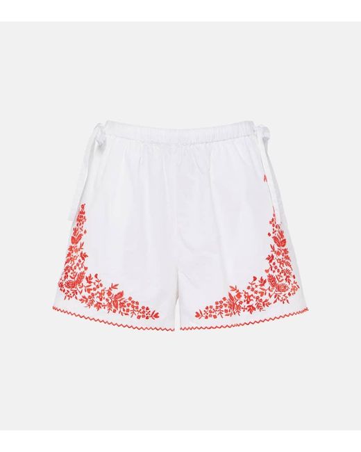ALÉMAIS Pink Shorts Mit Herzstickerei