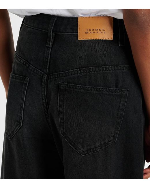 Isabel Marant Blue Lemony Wide-Leg Jeans