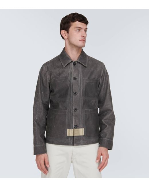 C P Company Gray Toob Cotton Jacket for men