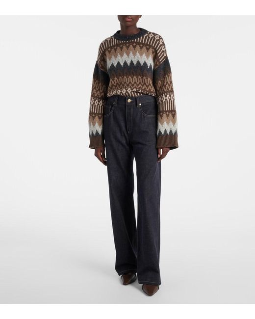 Brunello Cucinelli Blue Straight Jeans