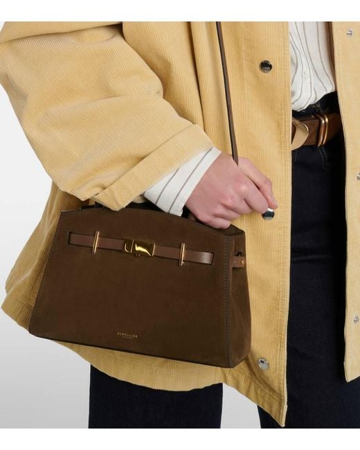 Sac Hudson Small En Daim A Anse Superieure DeMellier London en coloris Brown