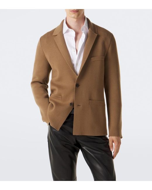 Tom Ford Brown Wool-Blend Jacket for men