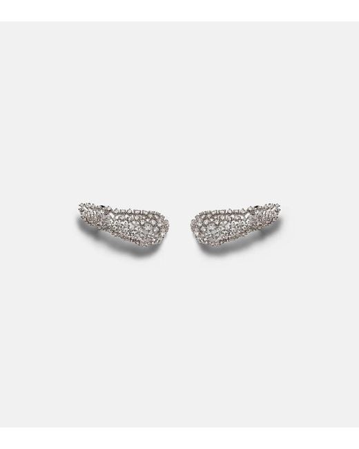 ANANYA Gray Scatter 18Kt Earrings With Diamonds