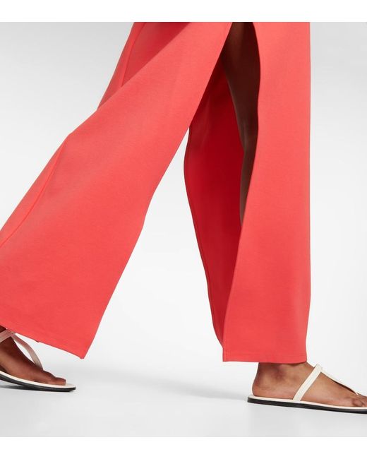 Staud Red Dolce Jersey Maxi Dress