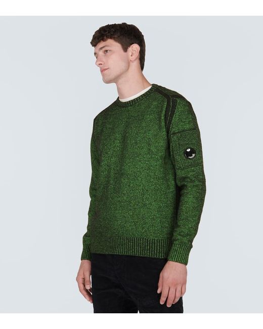 C P Company Pullover aus Fleece in Green für Herren