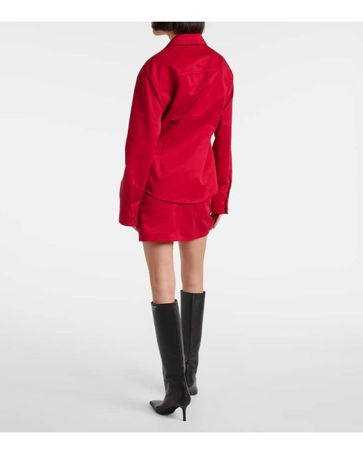 Courreges Red Logo Shirt