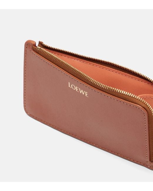 Loewe Brown Knot Leather Card Holder