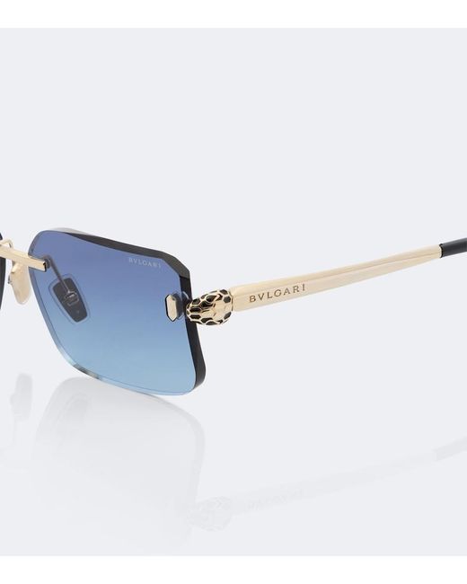 BVLGARI Blue Serpenti Forever Rectangular Sunglasses