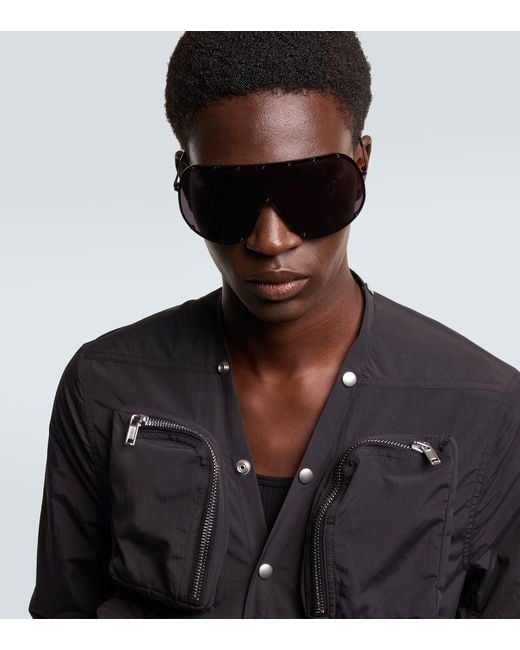 Occhiali Da Sole Oversize di Rick Owens in Purple da Uomo