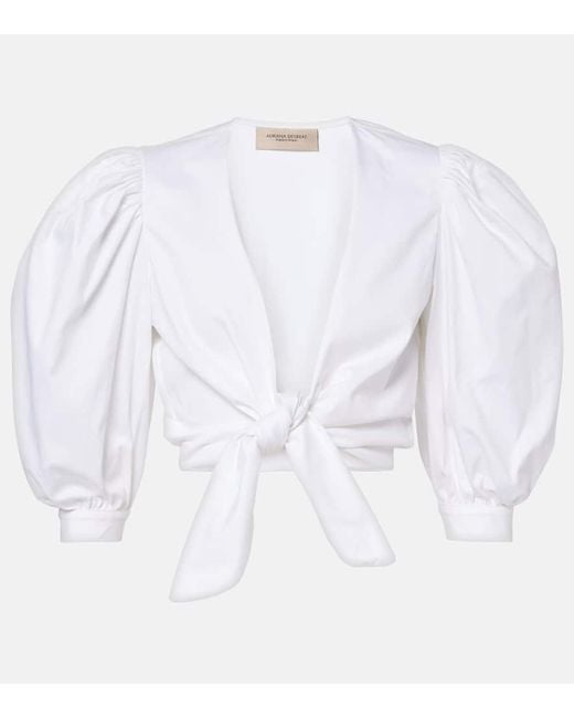 Top Cropped di Adriana Degreas in White