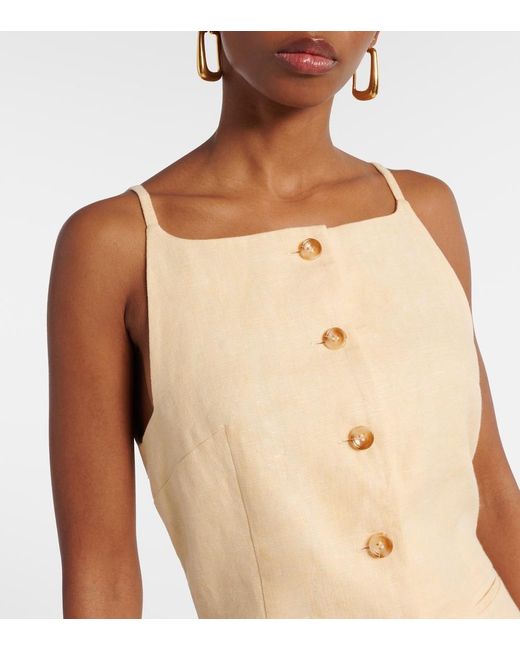 Posse Natural Nancy Linen Top