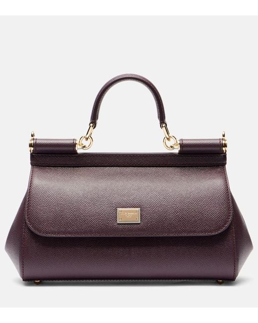 Borsa Sicily Ew Small di Dolce & Gabbana in Purple