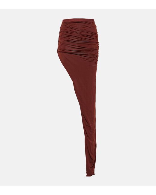 Rick Owens Gathered Maxi Skirt