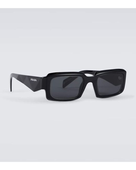 Prada Eckige Sonnenbrille Symbole in Black für Herren