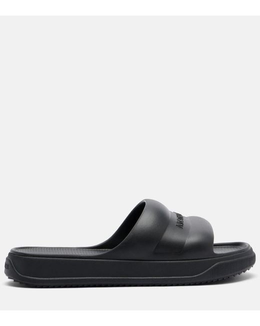 Moncler Black Altive Slides