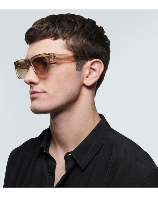 Saint Laurent Natural Sl 615 Rectangular Sunglasses for men