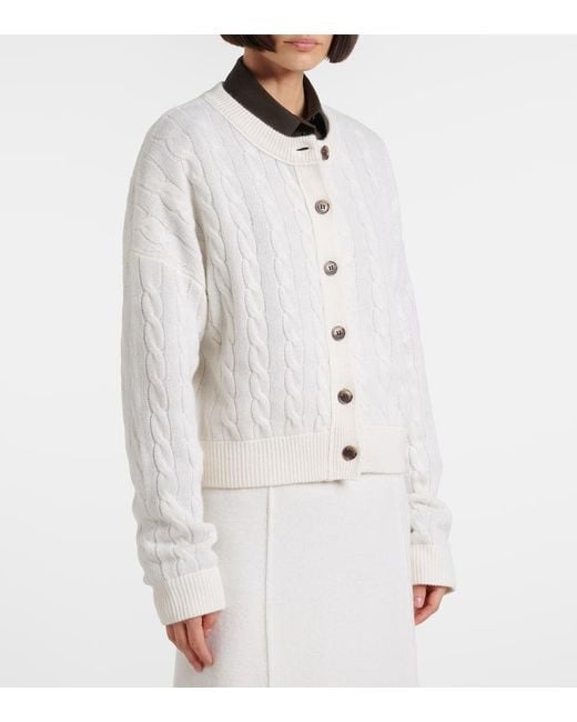 Cardigan Cassie di Lisa Yang in White