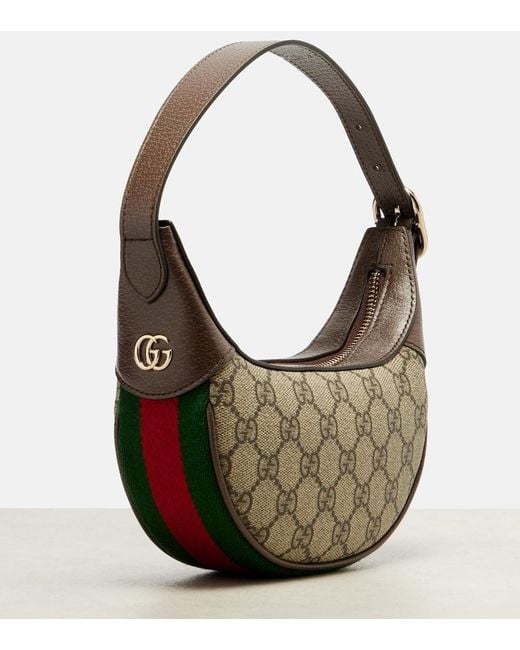 Gucci Brown Ophidia Small Shoulder Bag, Gg Canvas